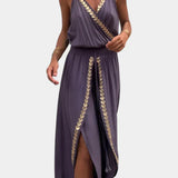Lorena - Vestido Mono Detalles Dorados