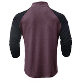 Camisa de algodón con cuello alto