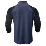 Camisa de algodón con cuello alto