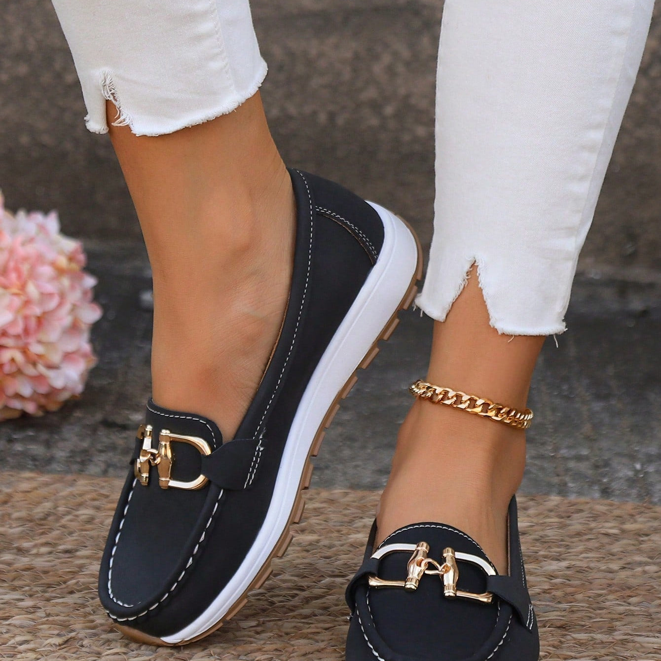 Eli - Zapatos Planos con Hebilla