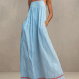 PÂMELA | VESTIDO MAXI FLUIDO DE VERANO
