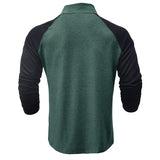 Camisa de algodón con cuello alto