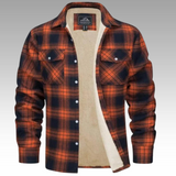Tiago - Chaqueta Trucker Rayas de Forro Polar