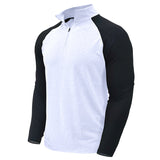 Camisa de algodón con cuello alto
