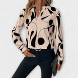 Catarina - Blusa elegante de manga larga