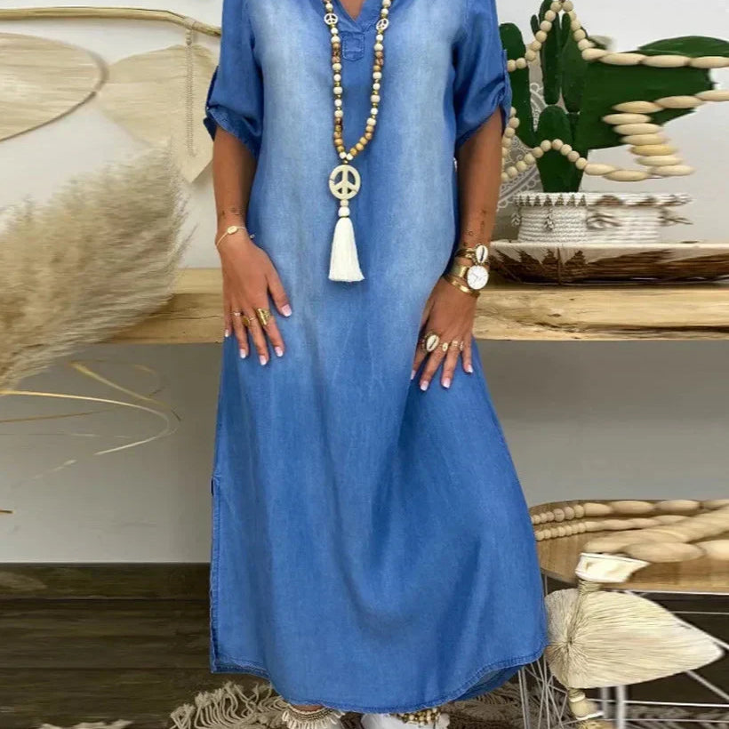 Ibiza - Vestido Maxi De Mezclilla
