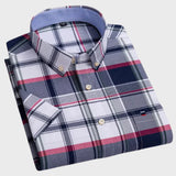Mateus - Camisa Clásica de Algodón con Patrón