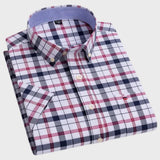 Mateus - Camisa Clásica de Algodón con Patrón