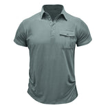 Camisa de algodón con bolsillos