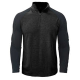 Camisa de algodón con cuello alto