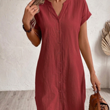 Sonia| Vestido Blusa de Lino Confortable
