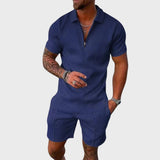 André - Conjunto de Camisa Polo y Pantalones Cortos