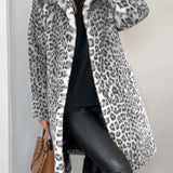 Leia - Abrigo Largo Leopardo