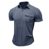 Camisa de algodón con bolsillos