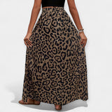 Falda Midi Leopardo