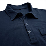 Camisa de algodón con bolsillos