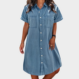 Vestido de jeans suave de verano