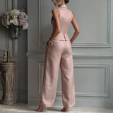 SARA | CONJUNTO COMPLETO DE 2 PIEZAS CON ESCOTE EN V