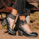 Ginevra - Zapatos de tacón alto con tiras múltiples y suela gruesa
