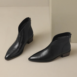 Camila - Botines de Lujo con Tacón Bajo
