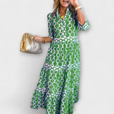 Sofía - Vestido Midi con Cadenas