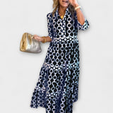 Sofía - Vestido Midi con Cadenas