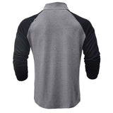 Camisa de algodón con cuello alto