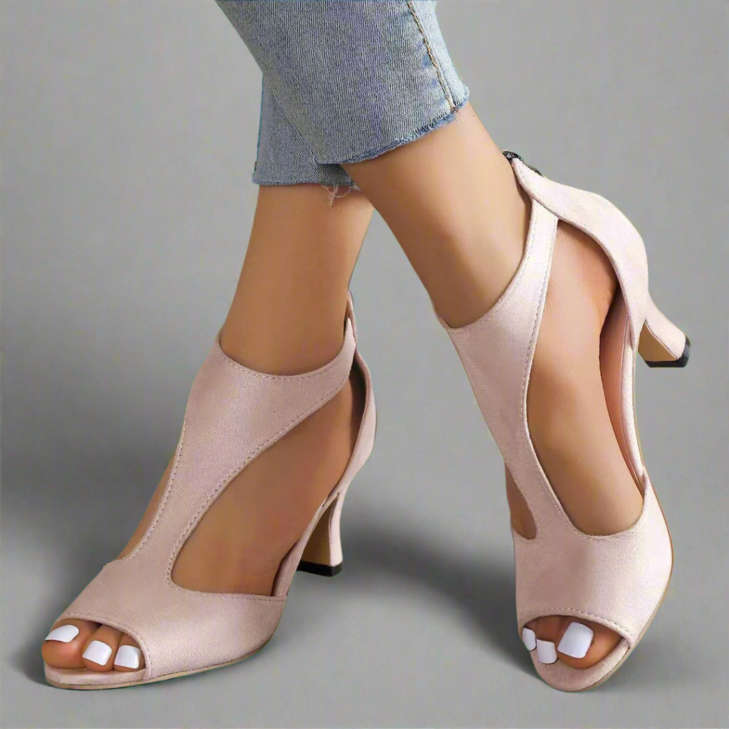 Heidrun - Sandalias elegantes y cómodas con tacón