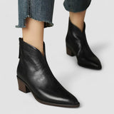 Camila - Botines de Lujo con Tacón Bajo