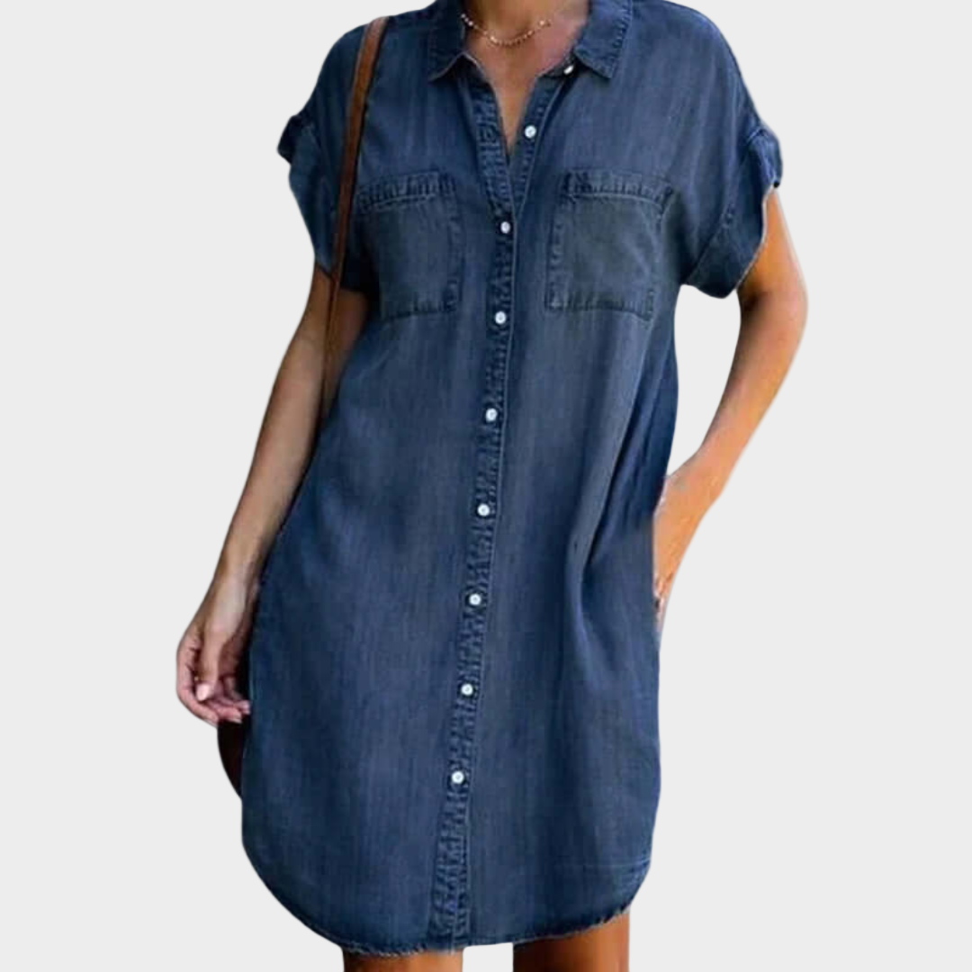 Vestido de mezclilla relajado