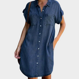 Vestido de mezclilla relajado