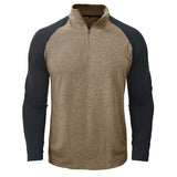 Camisa de algodón con cuello alto