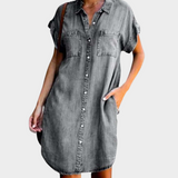 Vestido de mezclilla relajado