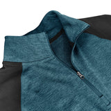 Camisa de algodón con cuello alto