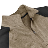 Camisa de algodón con cuello alto