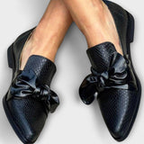 Cláudia - Mocasín con Lazo Decorativo