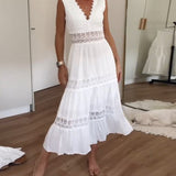 Kim - Vestido de Encaje con Escote en V