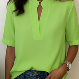 Élise — Blusa elegante con cuello refinado