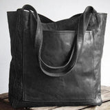 Elle - Bolsa de hombro clásica en piel