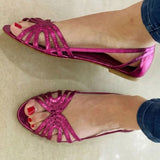 SANDALIAS DORADAS ELEONORA LUZ DE VERANO