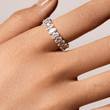 Anillo de corte oval