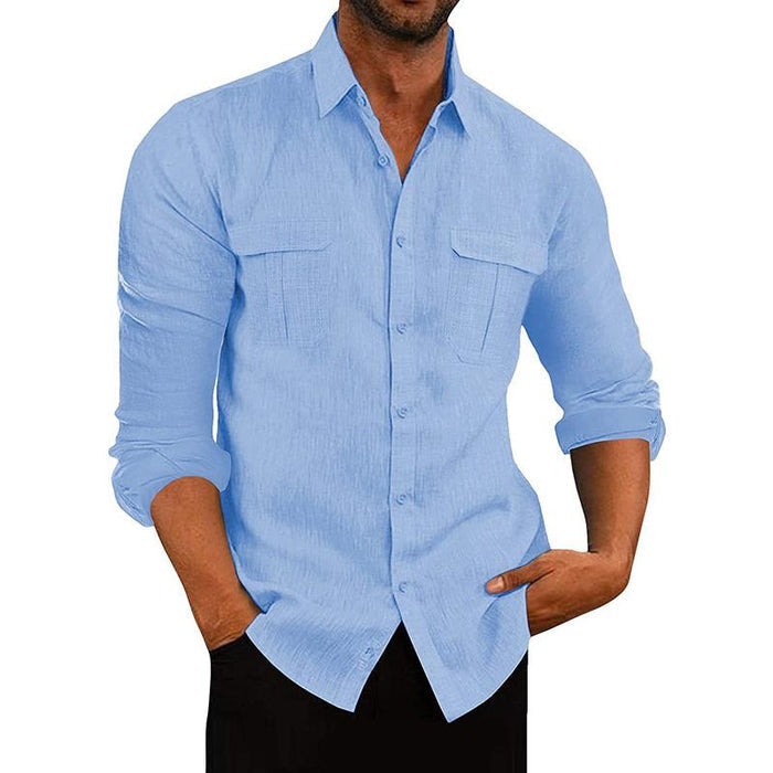 Camisa de Botón - Tejido Transpirable