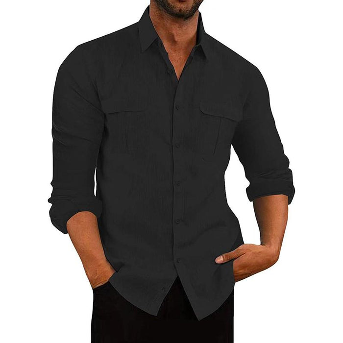 Camisa de Botón - Tejido Transpirable