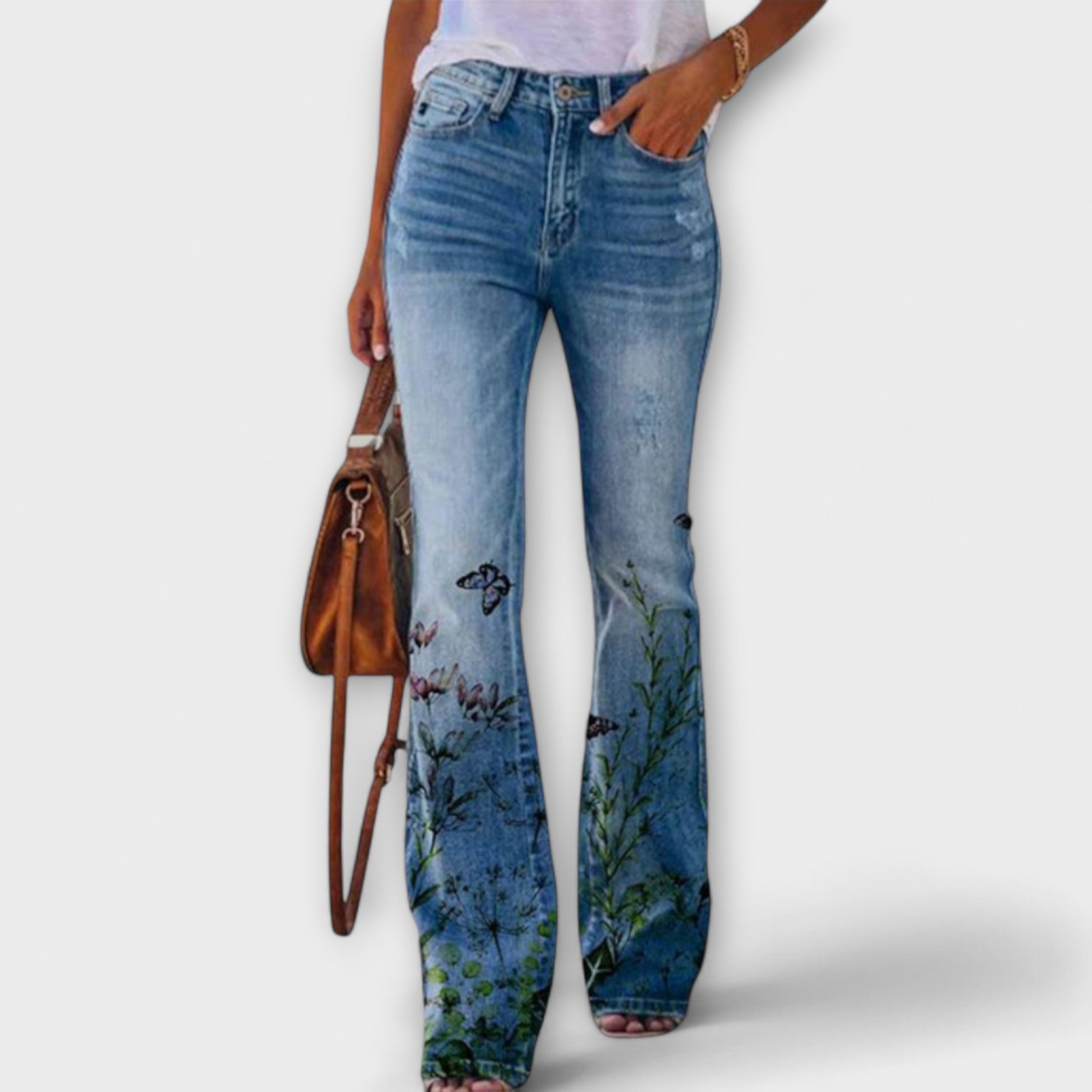 Alexandra - Pantalones con flores