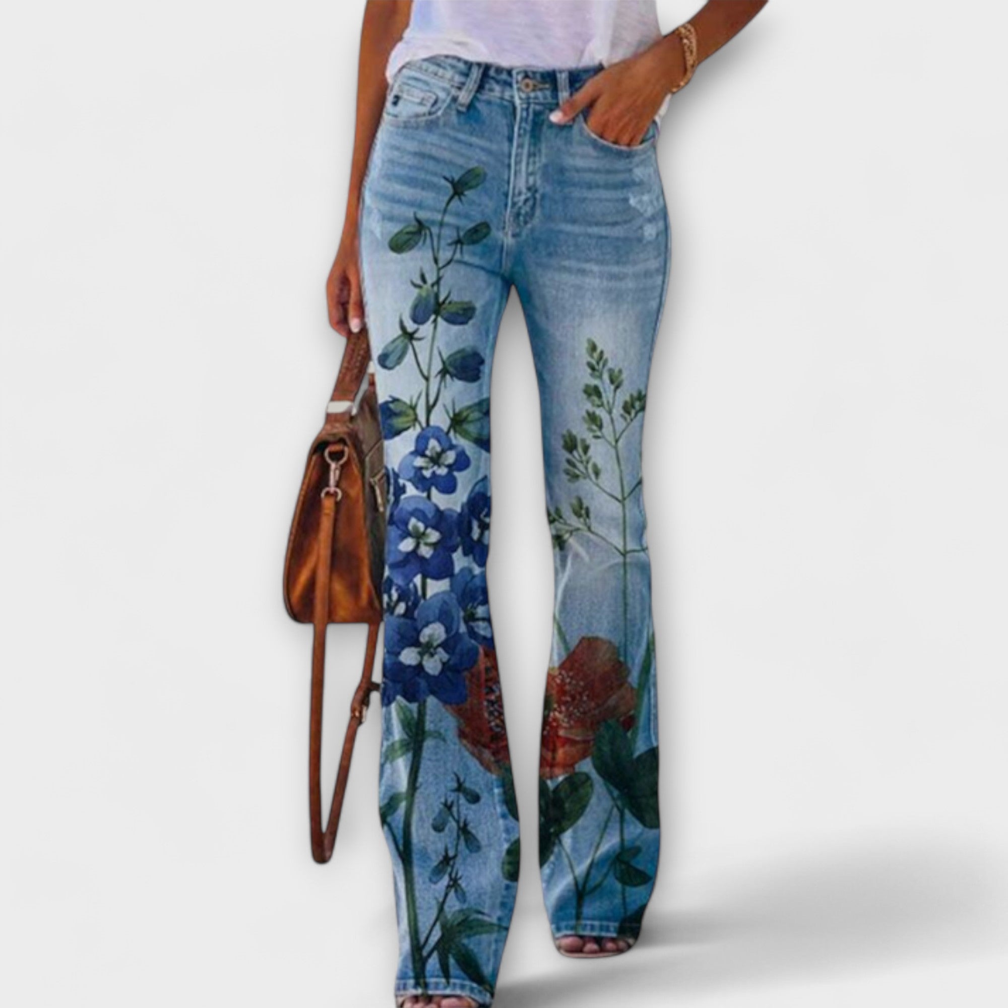 Alexandra - Pantalones con flores