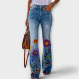 Alexandra - Pantalones con flores