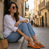 Eliza | Sandalias con Tiras y Flecos