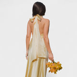 Martina - Vestido con lazo de satén