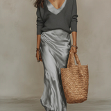 Sonia | Conjunto de Vestido Slip & Malha