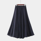 Falda Elegante de Cintura Alta